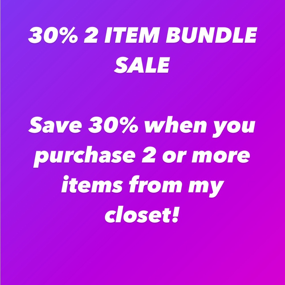 SAVE 30%!